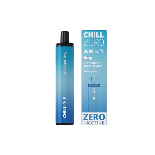 0mg Chill Zero Disposable Vape 3000 Puffs - Vape Center