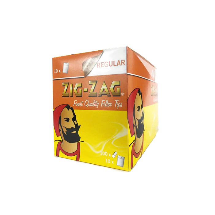 100 Zig-Zag Regular Filter Tips - Pack of 10 Bags - Vape Center