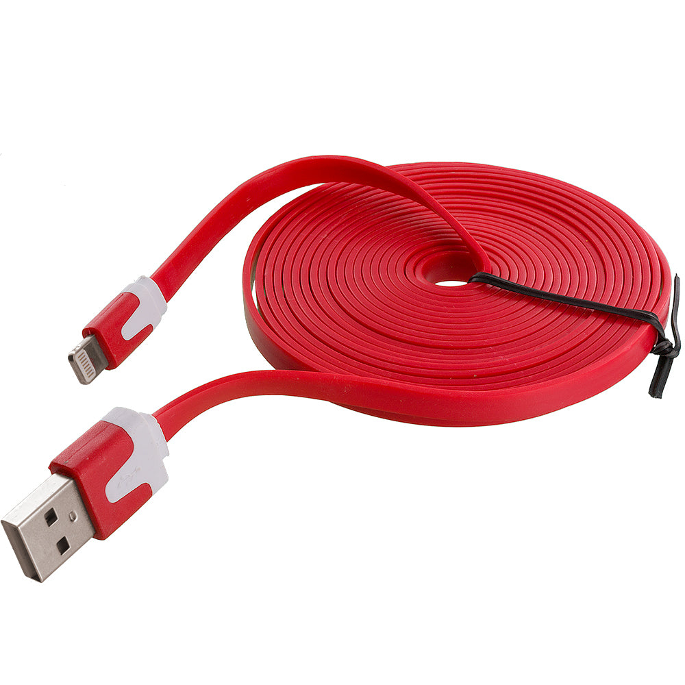 1m Flat iPhone Sync Data Charging Cable - Vape Center