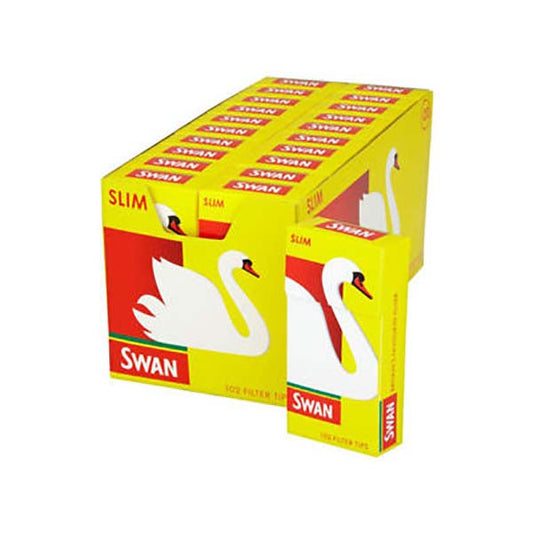 20 Swan Slim PreCut Filter Tips - 2d0116-20
