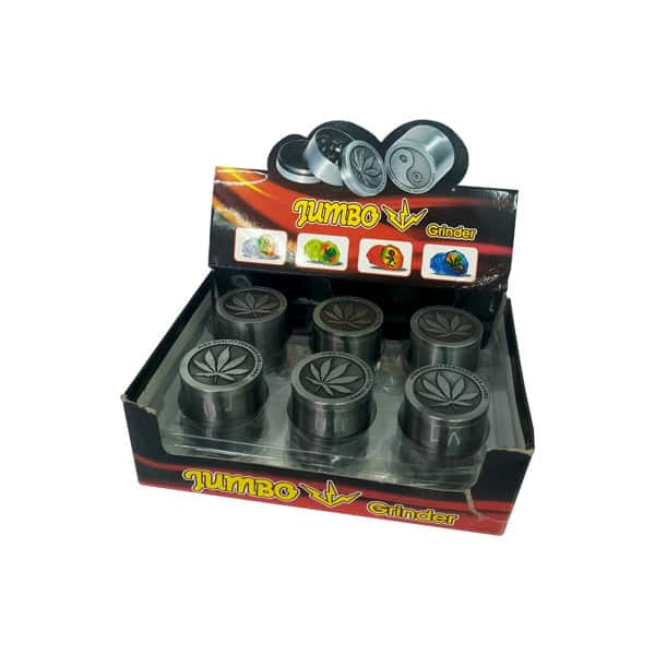 3 Parts Small Metal Grey 40mm Grinder - 11007 - Vape Center
