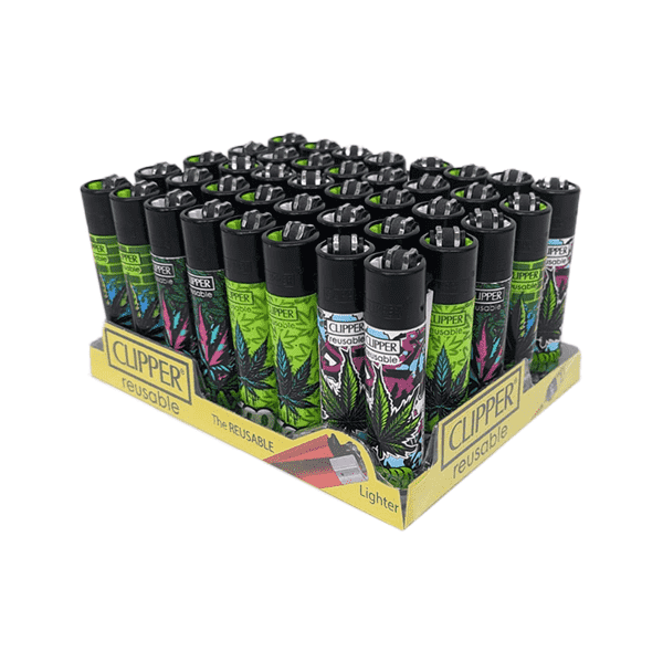 40 Clipper Classic Large Flint Graff Weed - CL3C1560UK - Vape Center