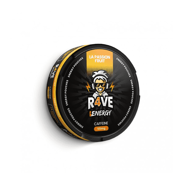 50mg R4VE Energy LA Passion Fruit Caffeine Pouches - 20 Pouches - Vape Center
