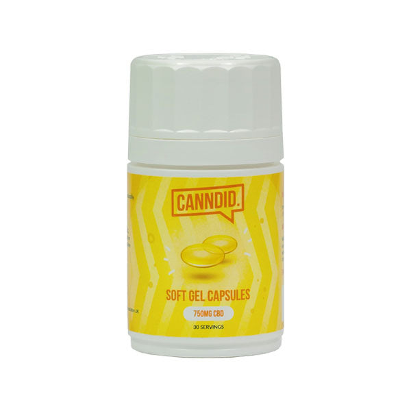 Canndid 750mg CBD Capsules - 30 Caps - Vape Center