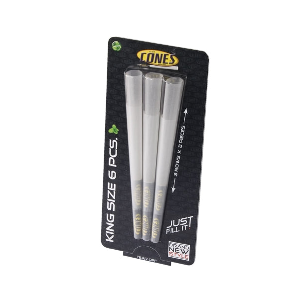 Cones King Size Pre-rolled 6 Pieces Blister Pack - Vape Center
