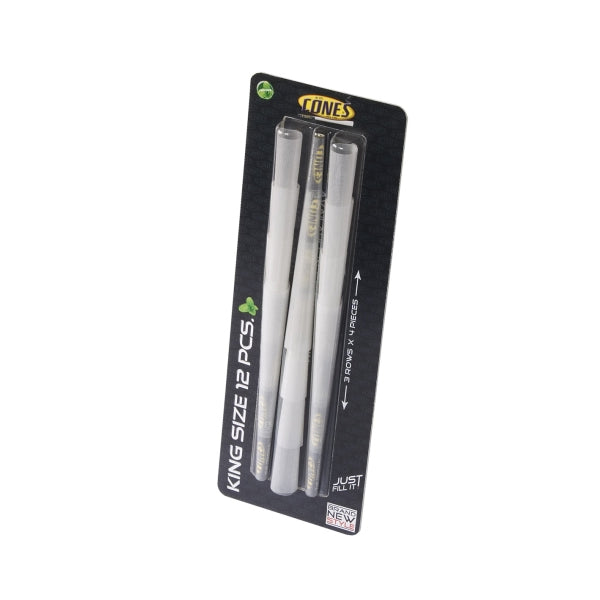 Cones King Size pre-rolled Cones - 12 Pieces - Vape Center