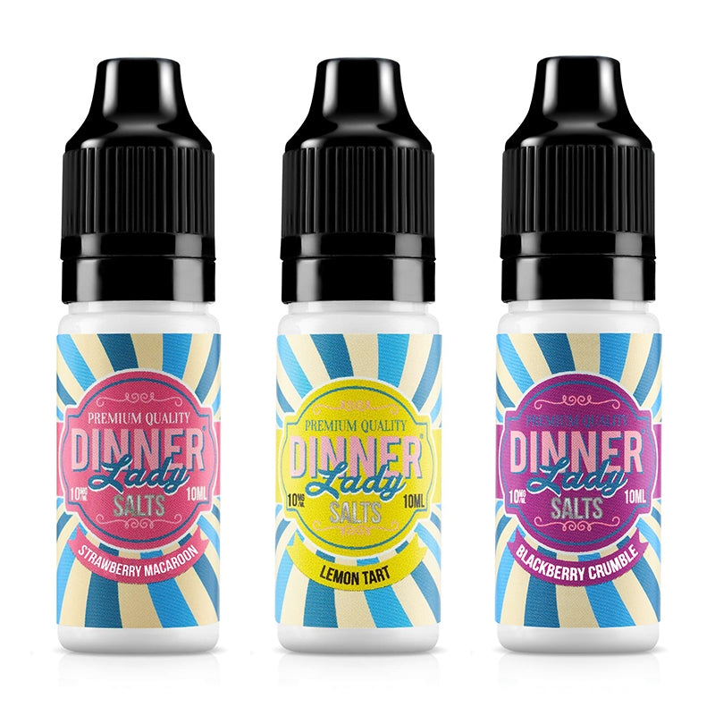 Dinner Lady Desserts Range 10ml Nic Salts - Vape Center