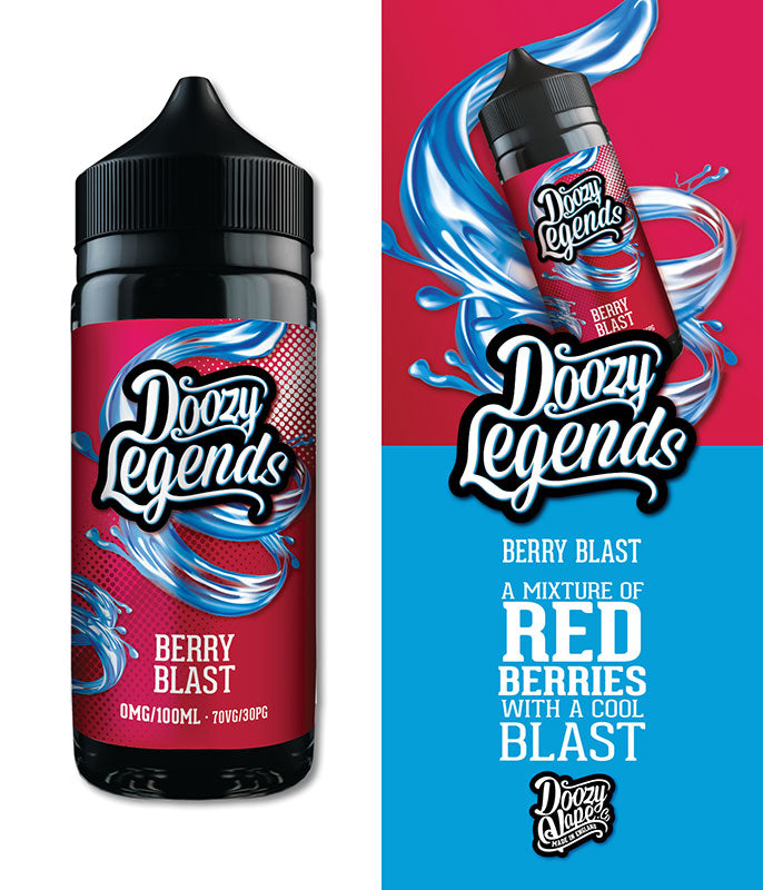 Doozy Vape - Legends - 100ml - Berry Blast - Vape Center