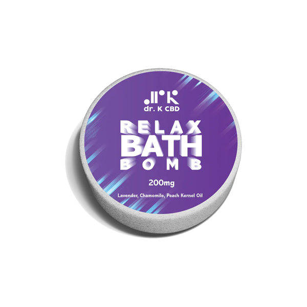 Dr K CBD 200mg CBD Relax Bath Bomb - Vape Center