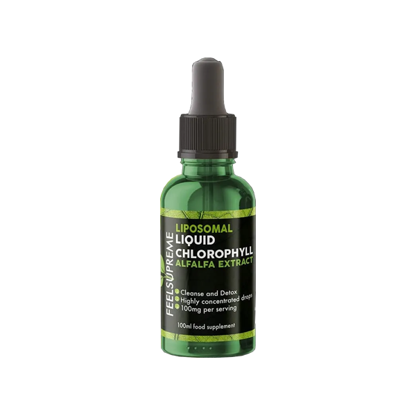 Feel Supreme 10000mg Liposomal Liquid Chlorophyll Tincture - 100ml - Vape Center