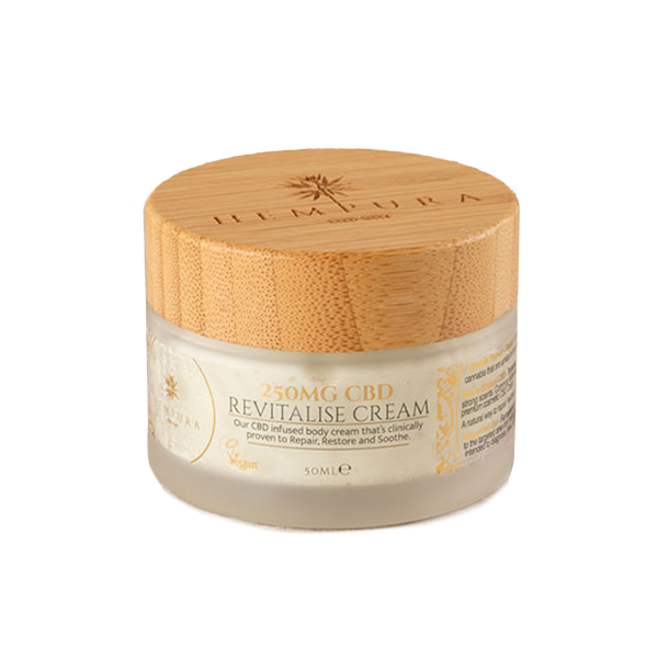 Hempura 250mg CBD Revitalising Cream With Terpenes - 50ml - Vape Center