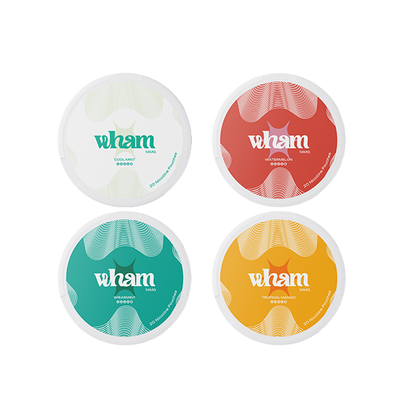 14mg Wham Regular Nicotine Pouch - 20 Pouches