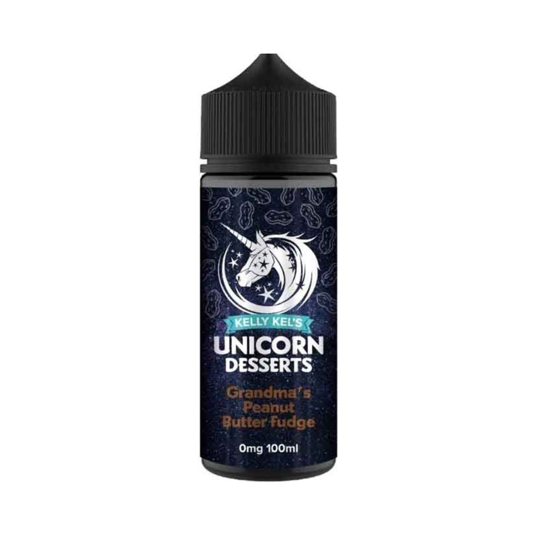 Kelly Kels Unicorn Desserts - 100ml - Grandmas Peanut Butter Fudge - Vape Center
