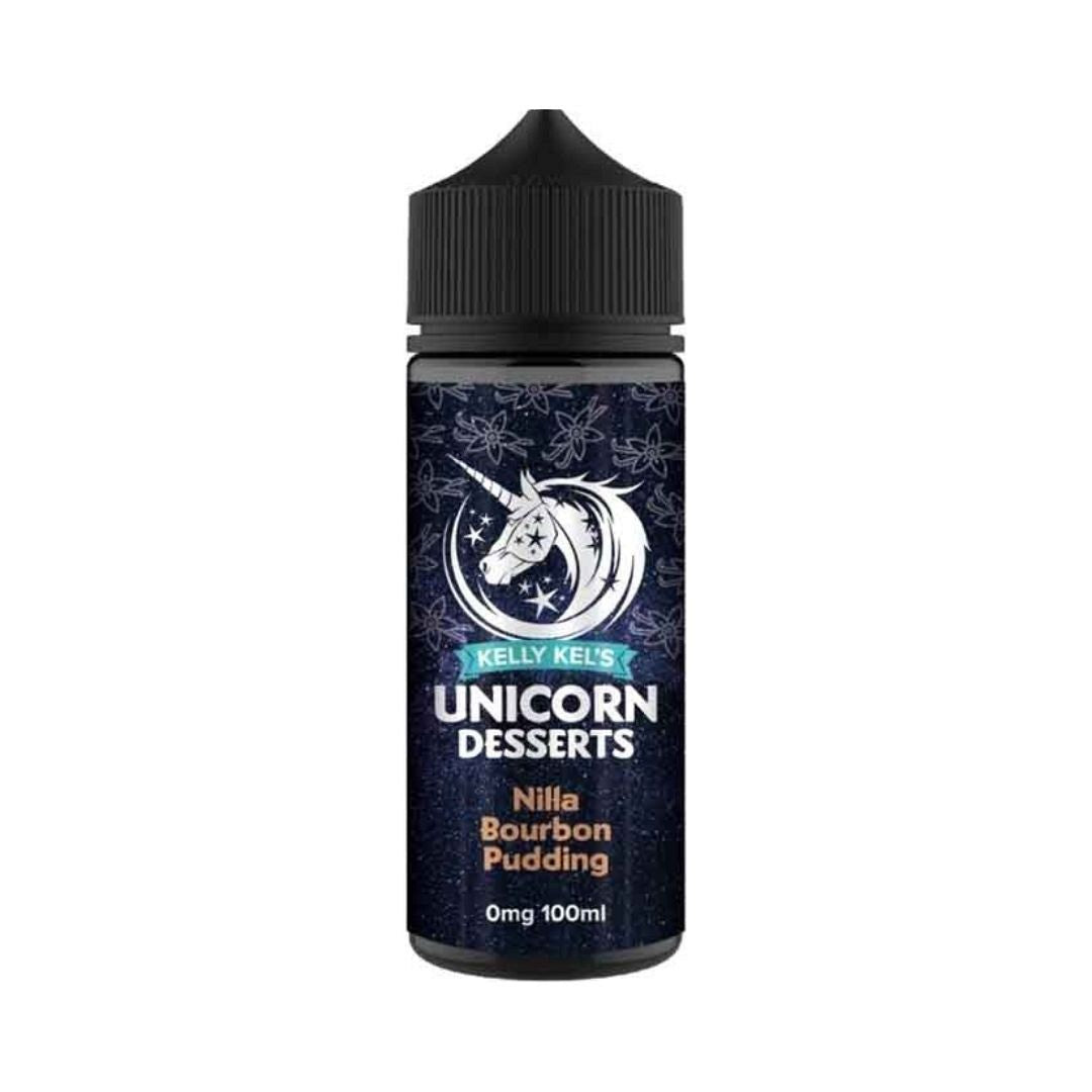 Kelly Kels Unicorn Desserts - 100ml - Nilla Bourbon Pudding - Vape Center