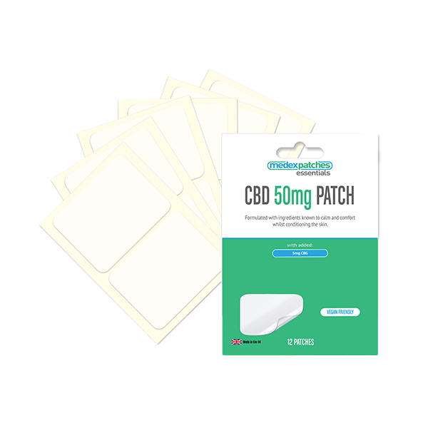 Medex Essentials 50mg CBD Patches - 12 pack - Vape Center