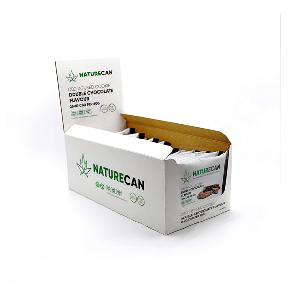 Naturecan 25mg CBD Double Chocolate Cookie 60g - Vape Center