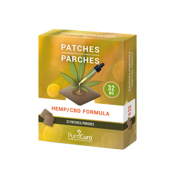 PuroCuro 32mg CBD Formula Patches - Vape Center