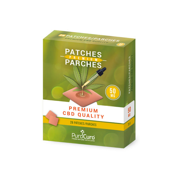 PuroCuro 50mg CBD Premium CBD Patches - Vape Center