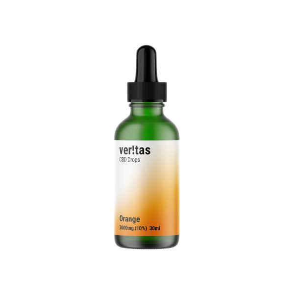 Veritas 3000mg CBD Orange Drops - 30ml - Vape Center