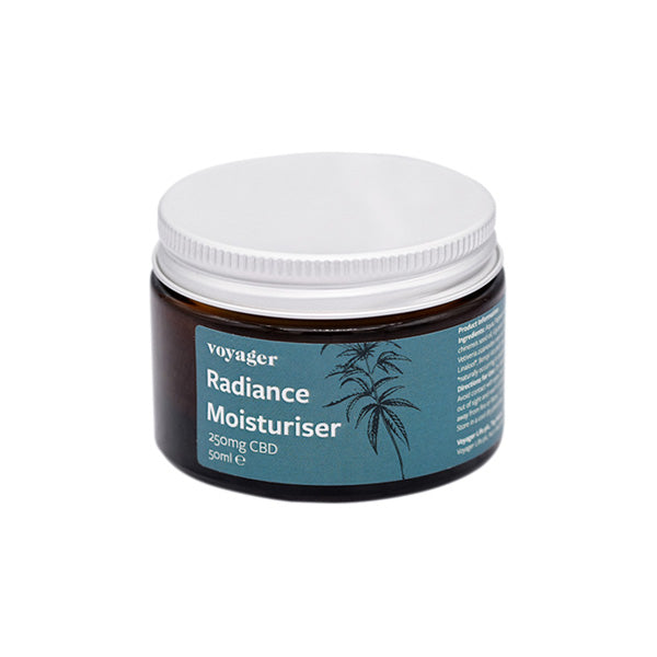 Voyager 250mg CBD Radiance Moisturiser - 50ml - Vape Center