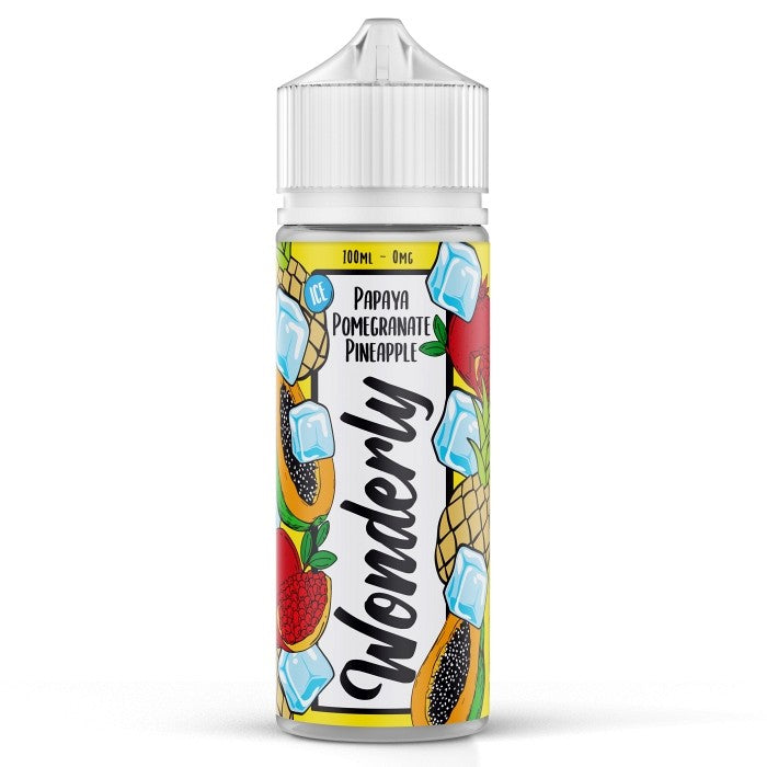Wonderly - 100ml - Papaya Pomegranate Pineapple Ice - Vape Center