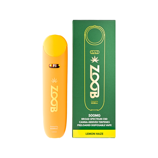 Zoob 500mg Broad Spectrum CBD Vape Pen - Vape Center