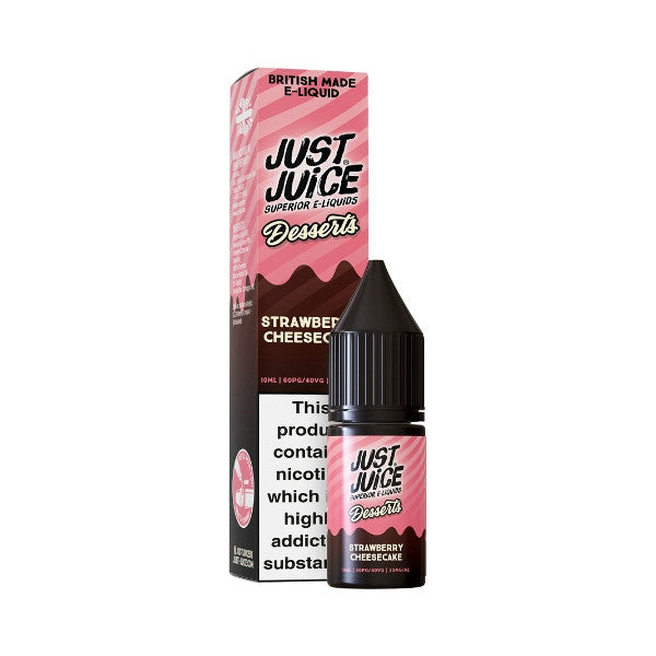 Just Juice Desserts Strawberry Cheesecake Nic Salt Eliquid