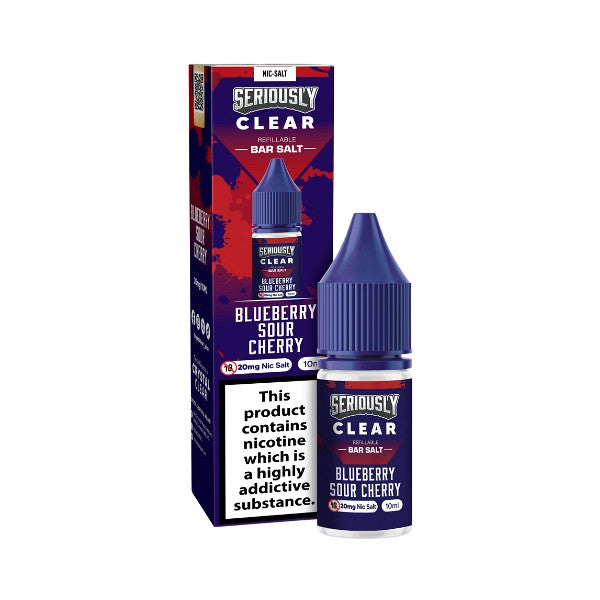 Blueberry Sour Cherry Seriously Clear Nic Salt Eliquid