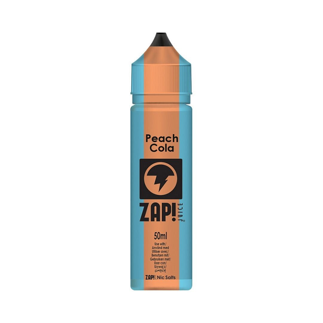 ZAP! Juice Cola Selection - 50ml - Peach Cola-0