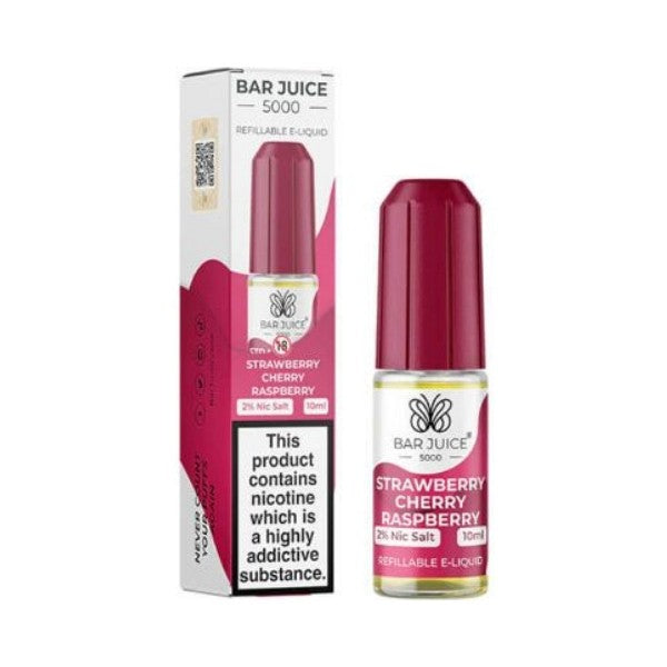 Bar Juice Strawberry Cherry Raspberry Nic Salt E-Liquid