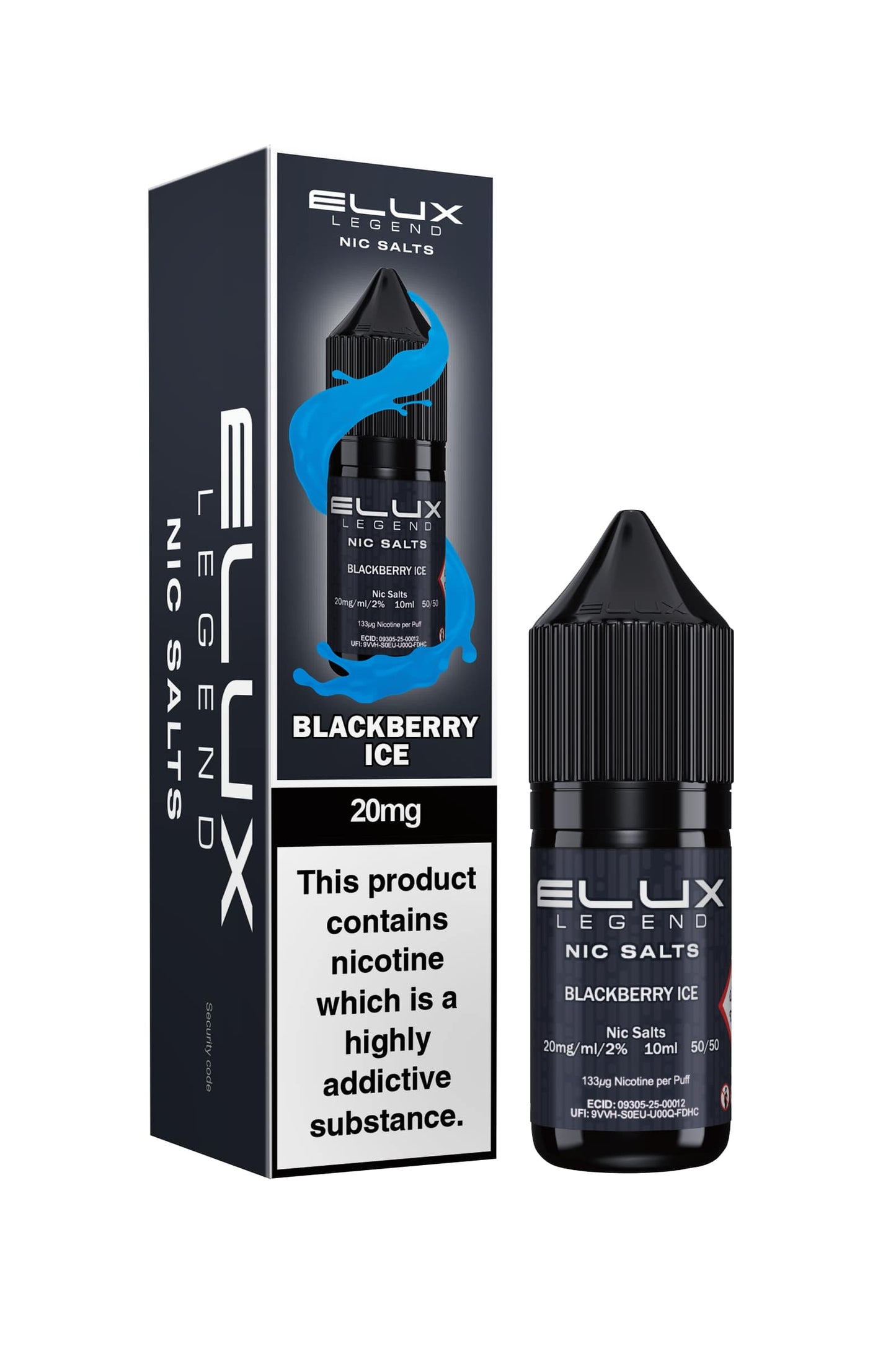 Elux Blackberry Ice Nic Salt Eliquid