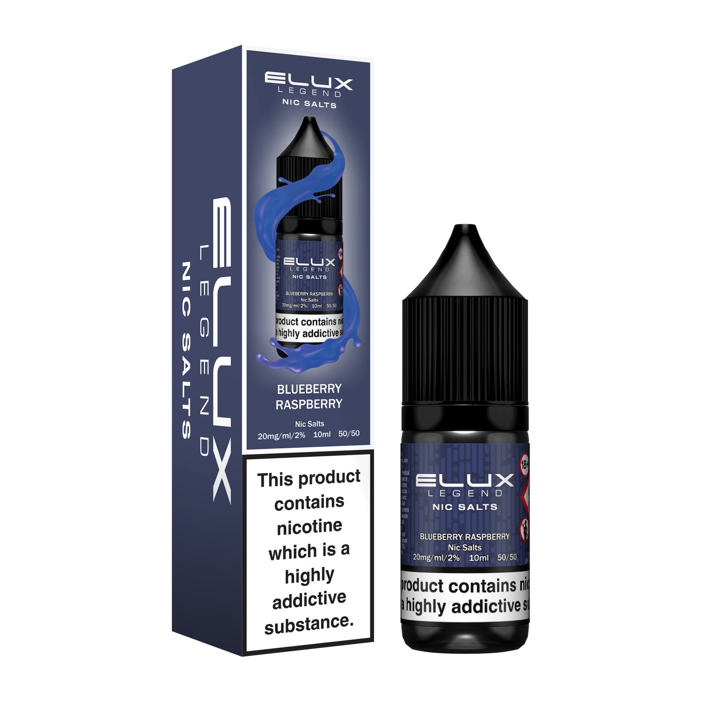 Elux Blueberry Raspberry Nic Salt Eliquid