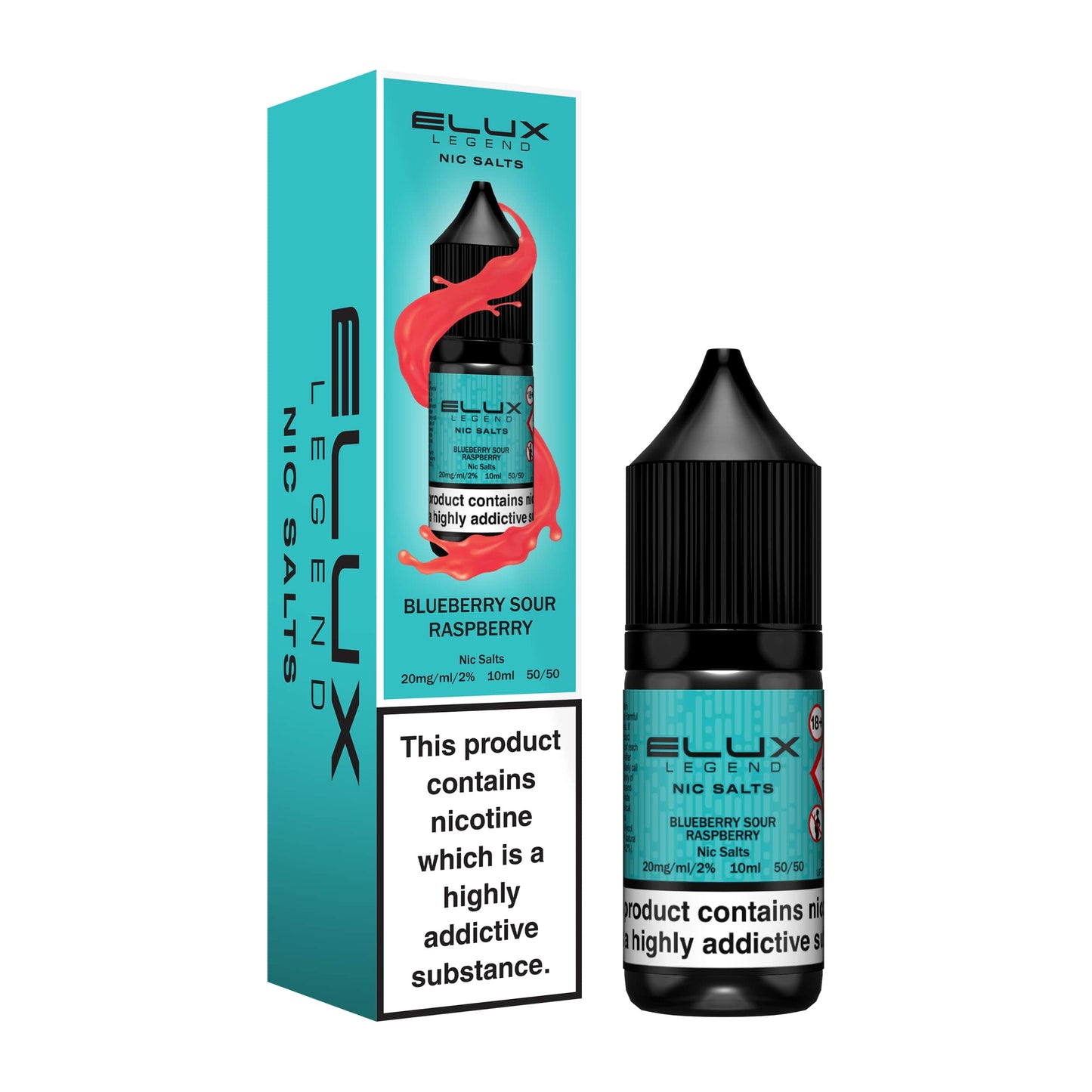 Elux Blueberry Sour Raspberry Nic Salt Eliquid
