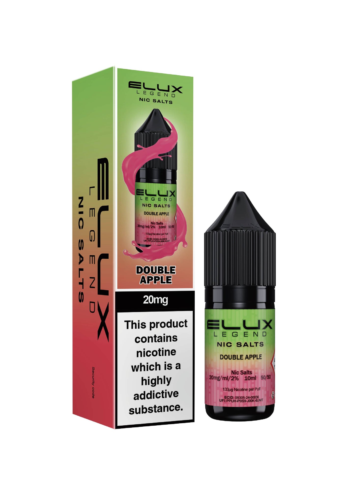 Elux Double Apple Nic Salt Eliquid