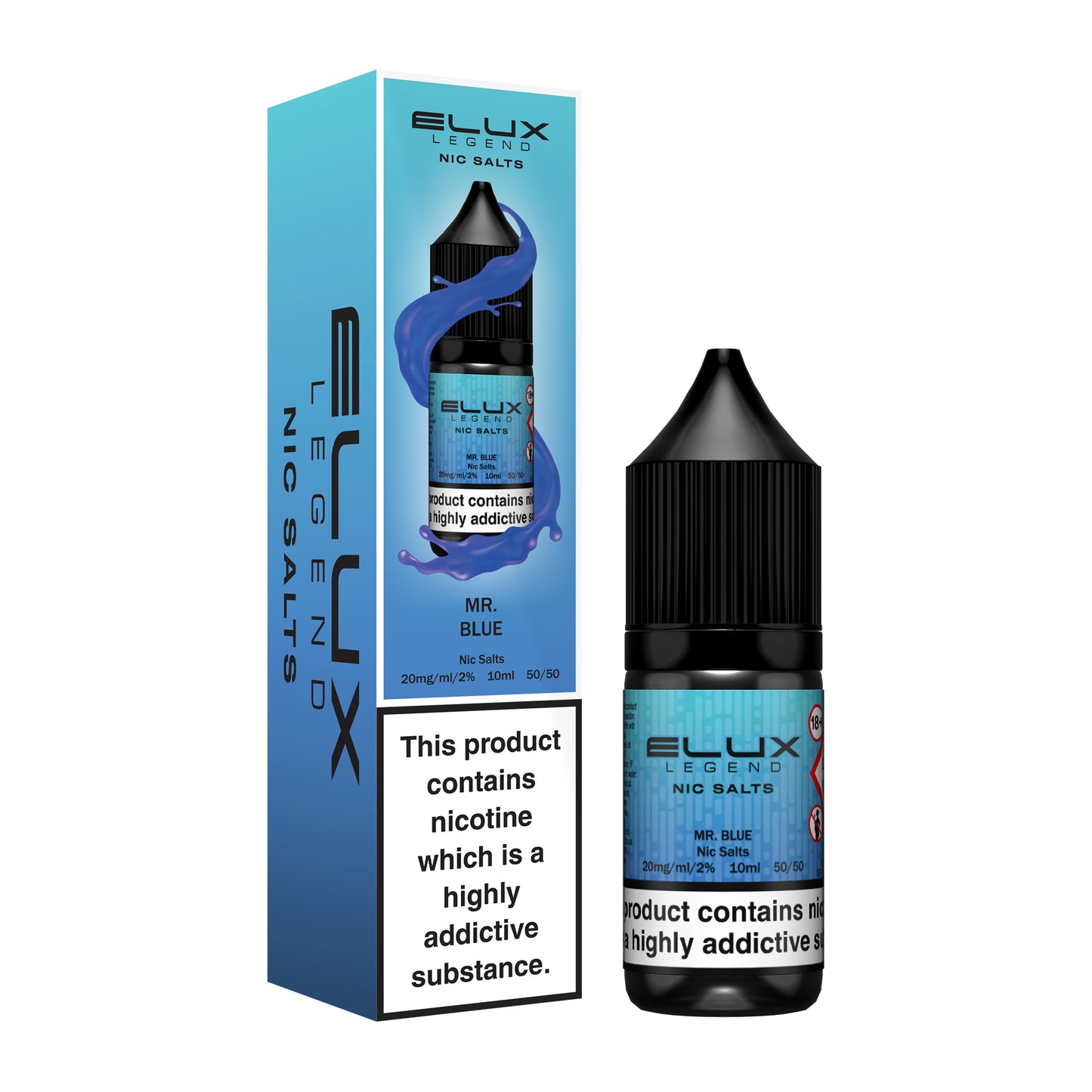 Elux Mr Blue Nic Salt Eliquid