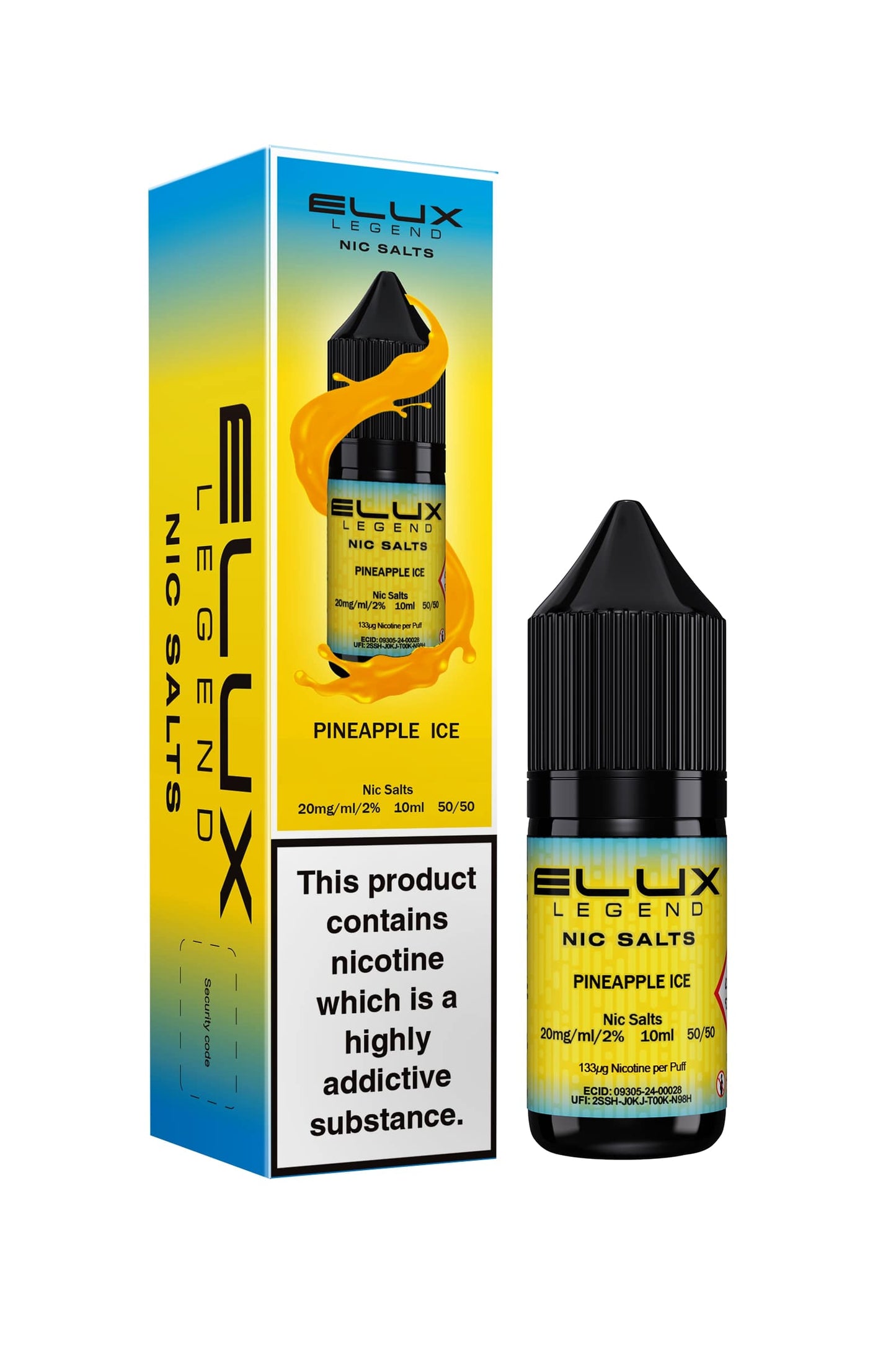 Elux Pineapple Ice Nic Salt Eliquid