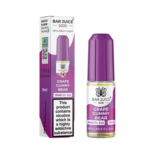 Bar Juice Grape Gummy Bear Nic Salt Eliquid
