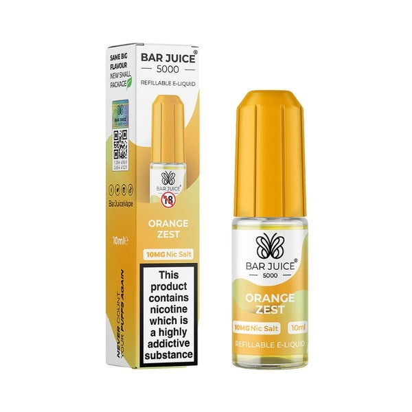 Bar Juice Orange Zest Nic Salt Eliquid
