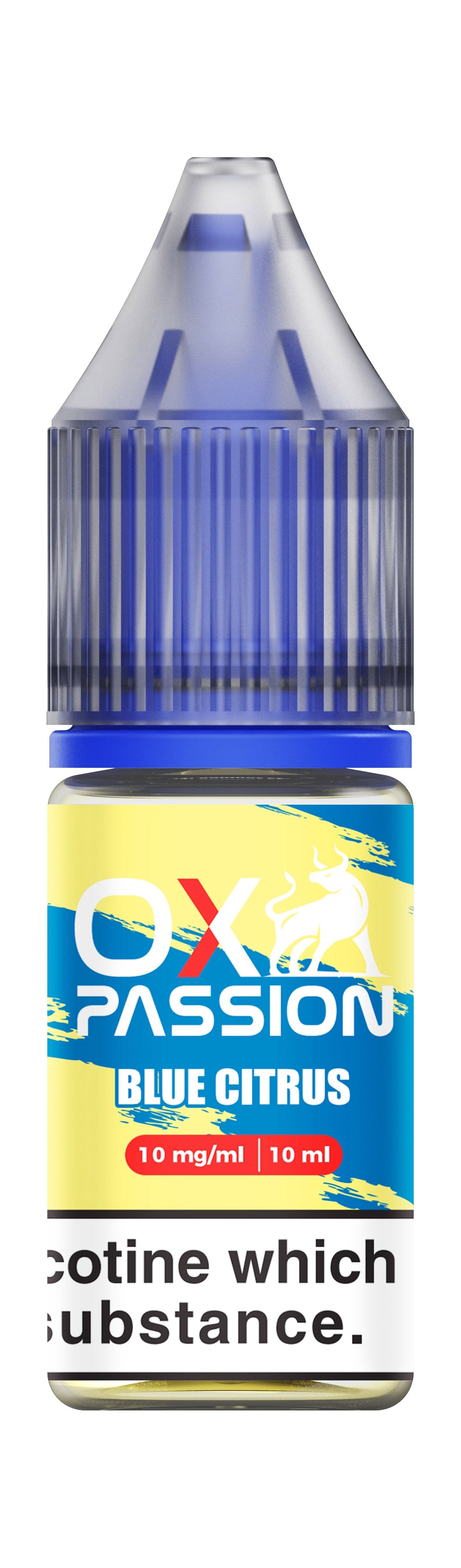 Ox Passion Blue Citrus Nic Salt E-Liquid 10ml