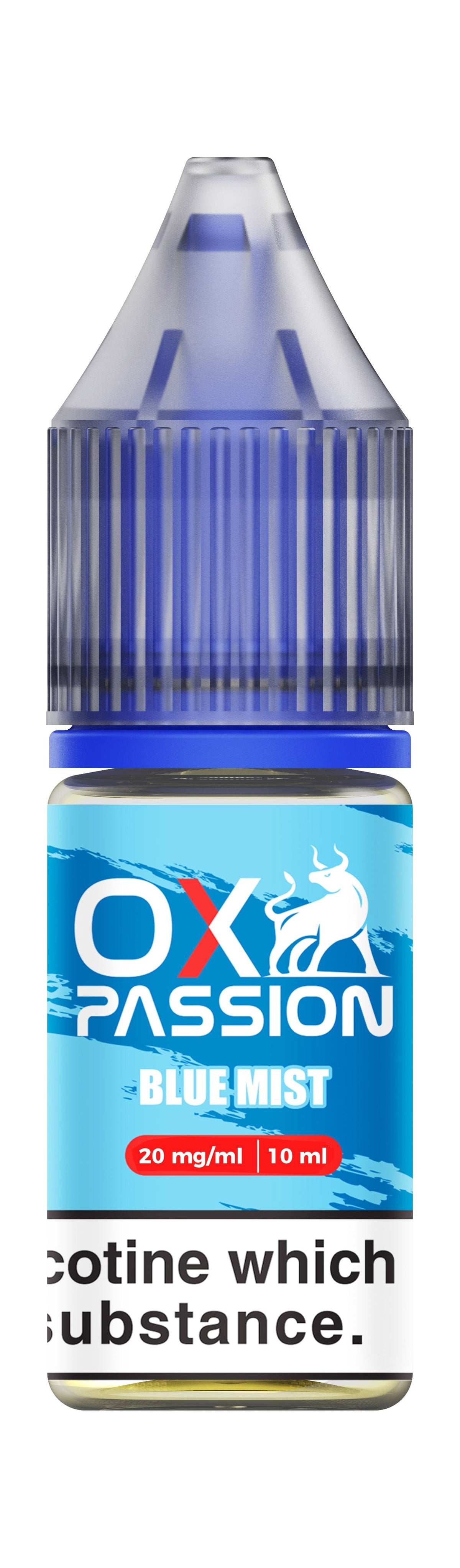 Ox Passion Blue Mist Nic Salt E-Liquid 10ml