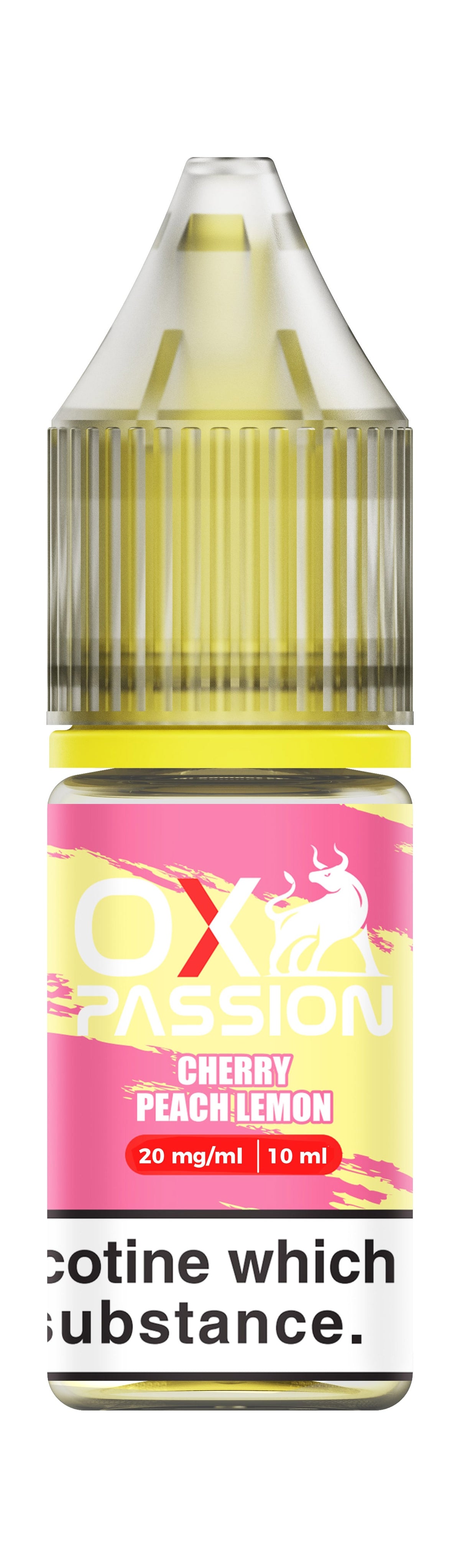 Ox Passion Cherry Peach Lemon Nic Salt E-Liquid 10ml