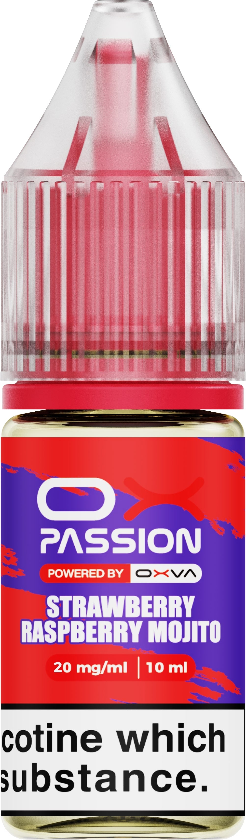 Ox Passion Strawberry Raspberry Mojito Nic Salt Eliquid