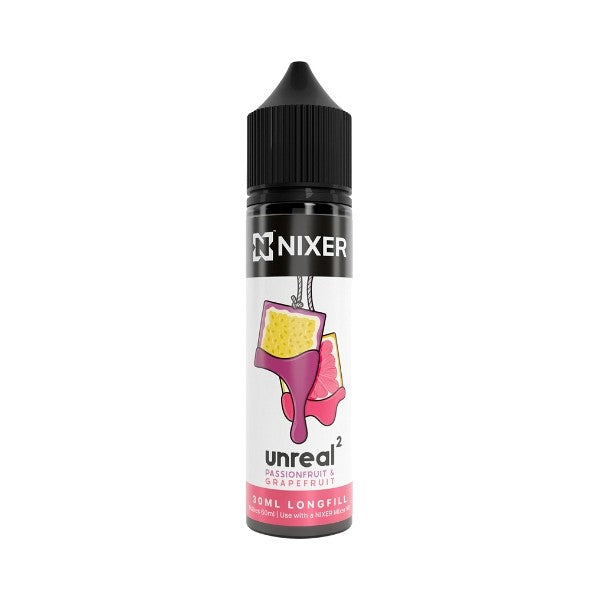 Nixer X Unreal 2 Passionfruit & Grapefruit 30ml Longfill