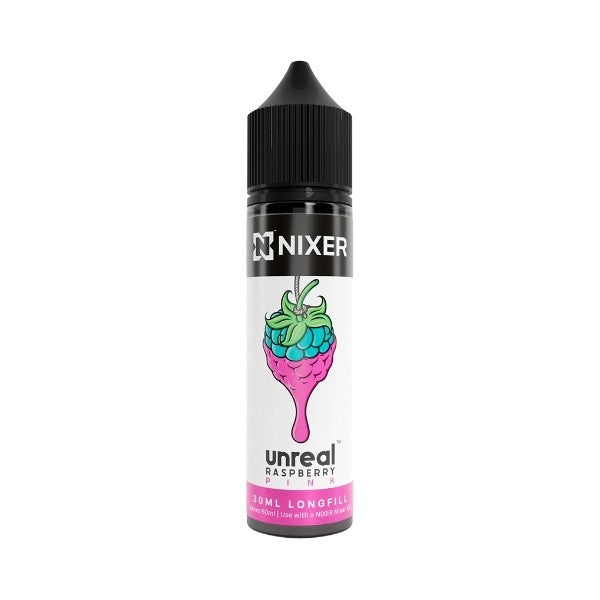 Nixer X Unreal Raspberry Pink 30ml Longfill Eliquid