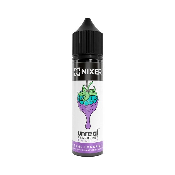 Nixer X Unreal Raspberry Purple 30ml Longfill Eliquid