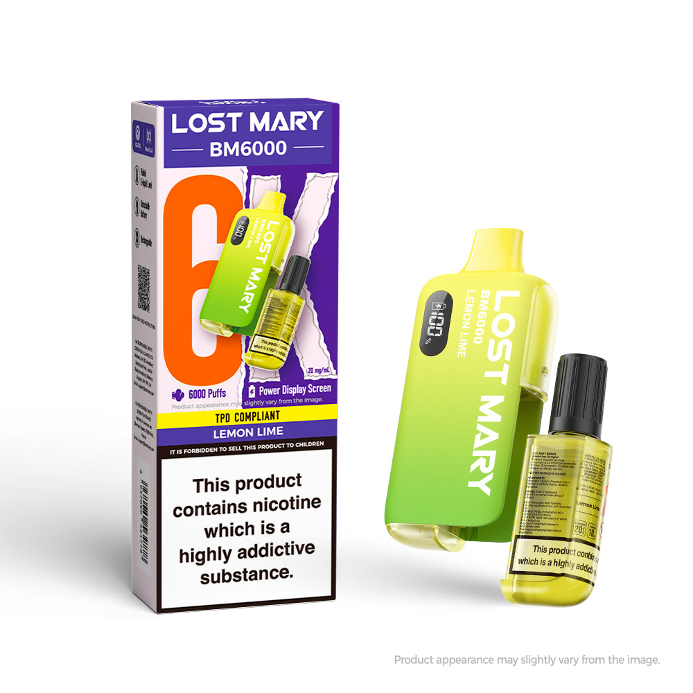 20mg Lost Mary BM6000 Rechargeable Pod