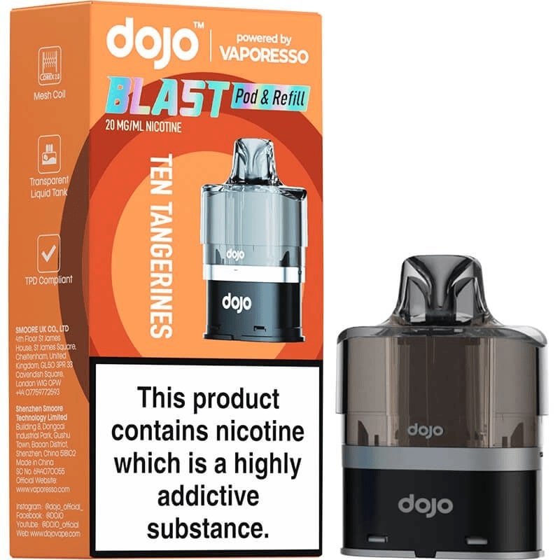 20mg DOJO BLAST 6000 Pod & Refill (Powered by Vaporesso)
