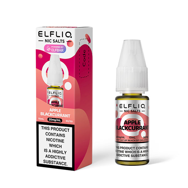 Elf Bar ELFLIQ Apple Blackcurrant Nic Salt Eliquid