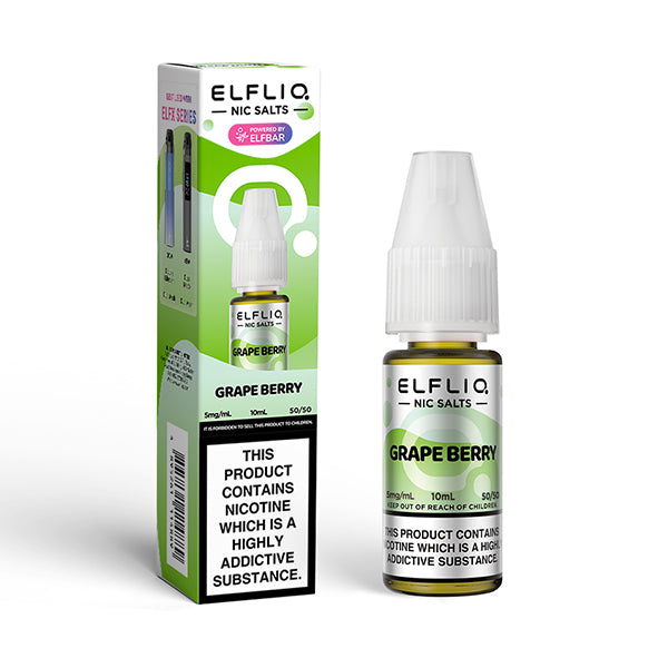 Elf Bar ELFLIQ Grape Berry Nic Salt Eliquid
