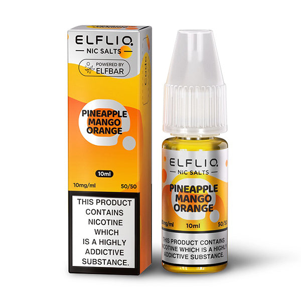 Elf Bar ELFLIQ Pineapple Mango Orange Nic Salt Eliquid